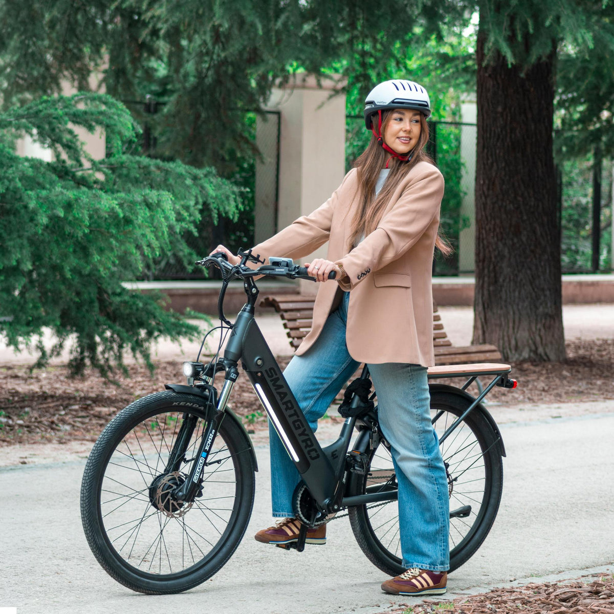 SMARTGYRO | Bicicleta eléctrica NÓMADA -titán