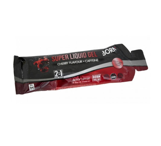 BORN | Gel Líquido Super Cafeína-Cereza (12 uds)