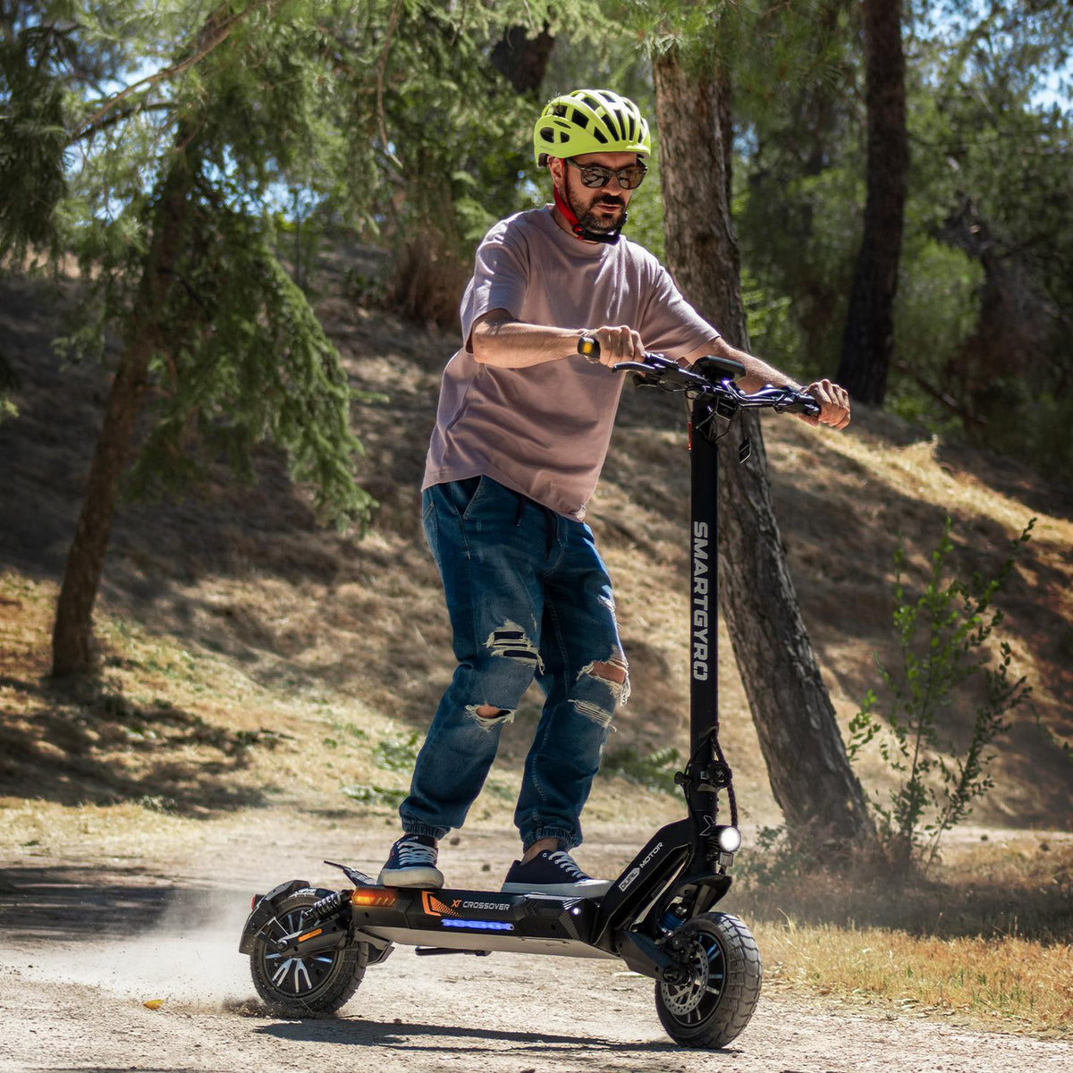 SMARTGYRO | Patinete eléctrico CROSSOVER Dual XT
