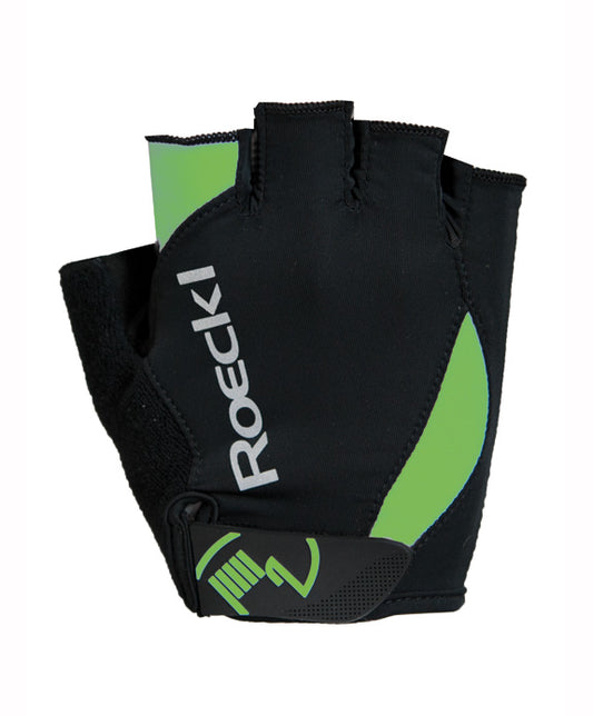 ROECKL | Guantes Cortos Baku Performance Negro-Verde
