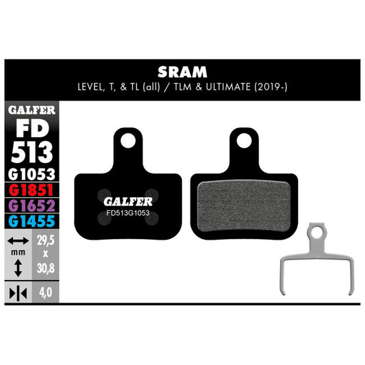 GALFER | Pastillas de Freno STANDARD compatible Sram (FD513G1053)