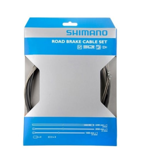 SHIMANO | Cables y Funda de Freno Acero Inoxidable Carretera