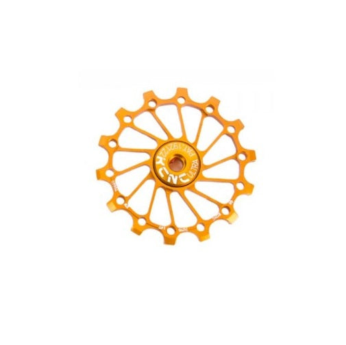 KCNC | Ruleta de Cambio Ultra compatible Sram-Shimano Oro 16 dientes