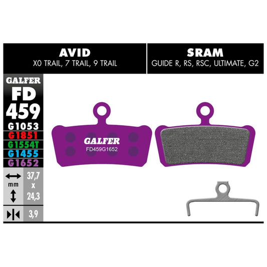 GALFER | Pastillas de Freno e-Bike compatible Avid-Sram (FD459G1652)