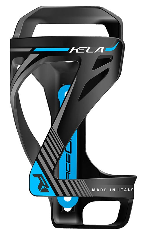 RACEONE | Portabidón de Salida Lateral Kela -negro azul