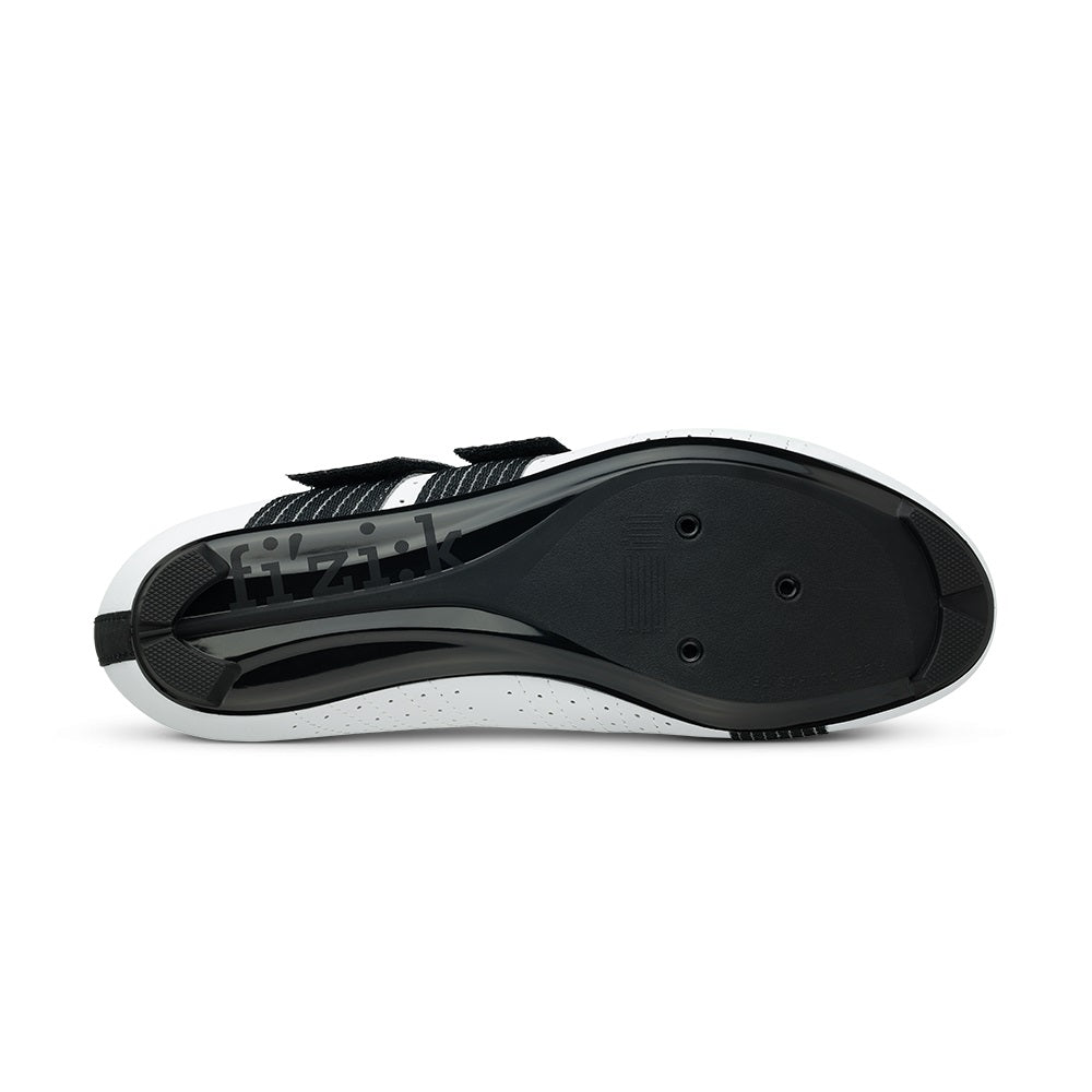 FIZIK | Zapatillas de ciclismo en carretera Tempo R5 Powerstrap blanco-negro