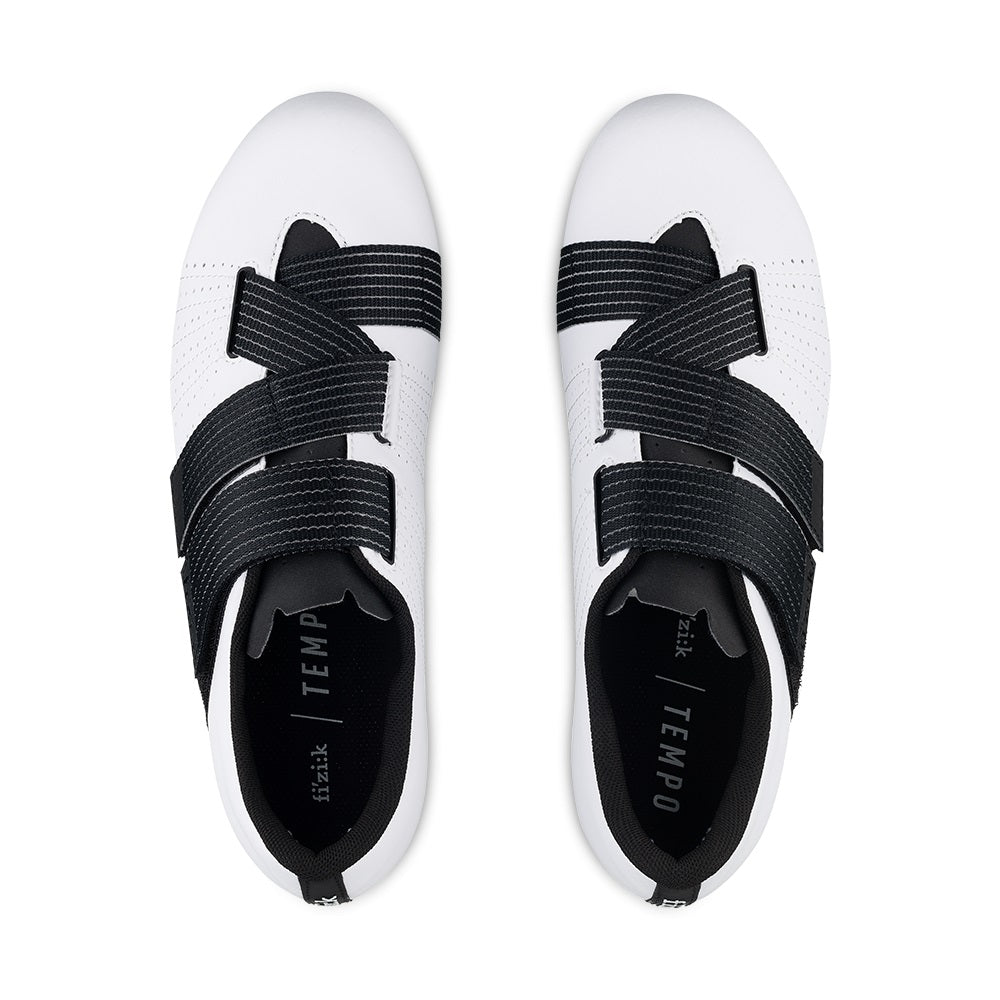 FIZIK | Zapatillas de ciclismo en carretera Tempo R5 Powerstrap blanco-negro