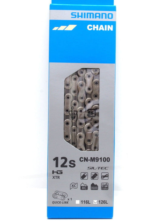 SHIMANO | Cadena XTR M9100 12v 126 Eslabones