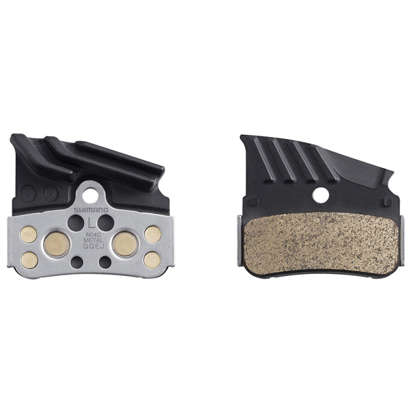 SHIMANO | Pastillas de Freno compuesto metálico con disipador N04C