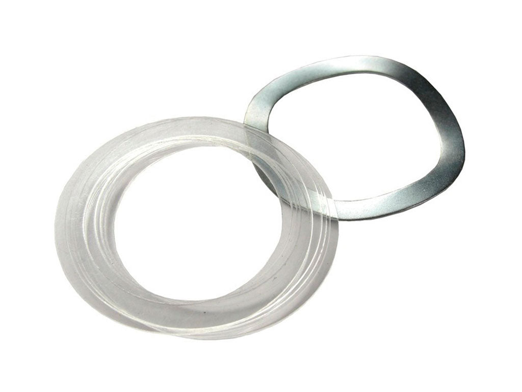 SRAM | Arandelas de Pedalier Onduladas-Transparentes BB30