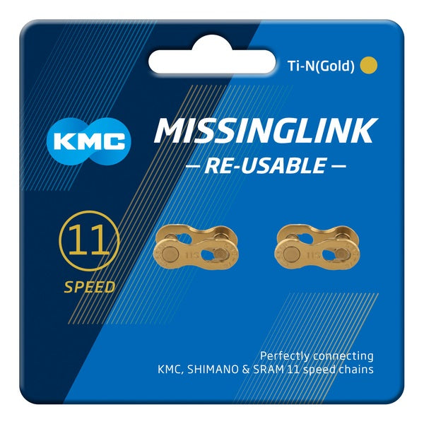 KMC | Enganche de Cadena 11v (2 uds) -oro
