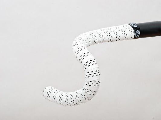 BIKE RIBBON | Cinta de Manillar Drops Perforada -blanco negro