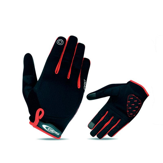 GES | Guantes Largos Gel Pro (Rojo-Negro)