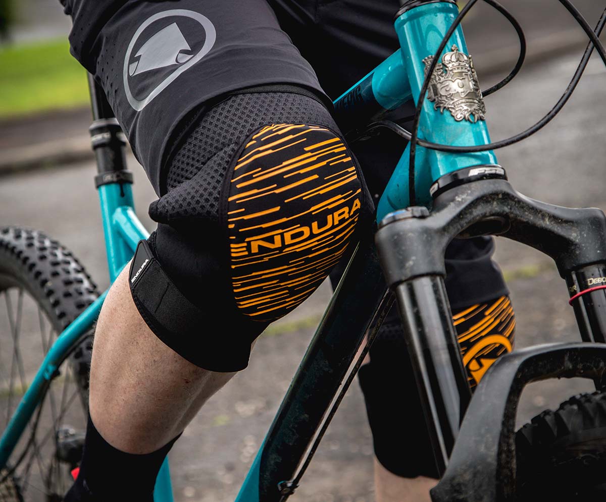 ENDURA | Rodilleras Singletrack II naranja