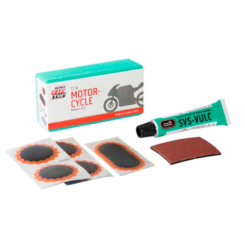 TIP-TOP | Caja de Parches TT10 para Reparación de Cámaras de Motocicleta