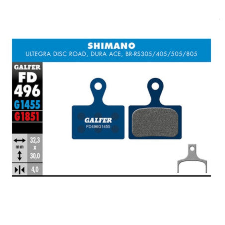 GALFER | Pastillas de Freno Road compatible Shimano (FD496G1455)