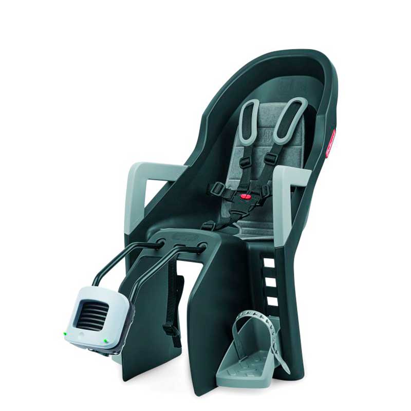 POLISPORT | Portabebé Guppy Maxi FFS al Cuadro Gris/Plata