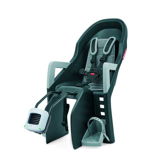 POLISPORT | Portabebé Guppy Maxi FFS al Cuadro Gris/Plata