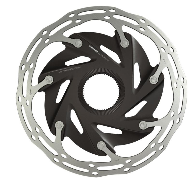 SRAM | Disco de Freno Centerline X Road Biselado CL (Negro-Plata)