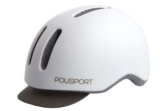 POLISPORT | Casco de ciclismo Commuter -blanco gris