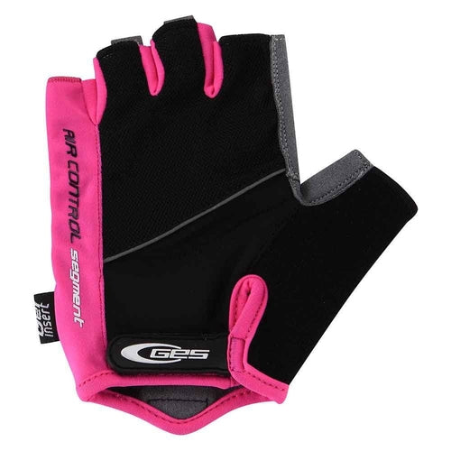 GES | Guantes Cortos Evo (Negro-Rosa)