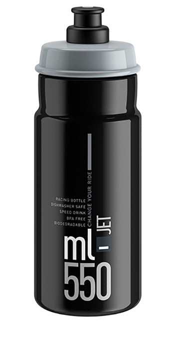 ELITE | Bidón de Hidratación JET 550ml -negro