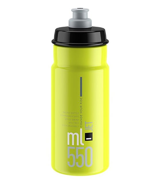 ELITE | Bidón de Hidratación JET 550ml -amarillo flúor