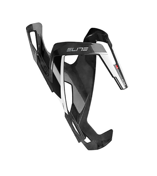 ELITE | Portabidón Vico Carbono Negro Brillante/Blanco