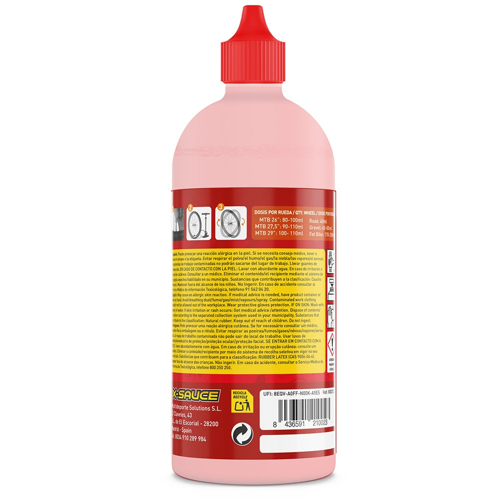 X-SAUCE | Sellante Antipinchazos Tubeless Universal 500ml