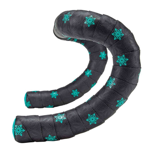 SUPACAZ | Cinta de Manillar Super Sticky Galaxy negro-celeste