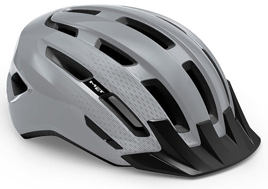MET | Casco Downtown Gris Brillo