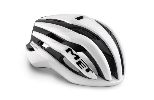 MET | Casco de Ciclismo TRENTA Mips blanco-negro brillo