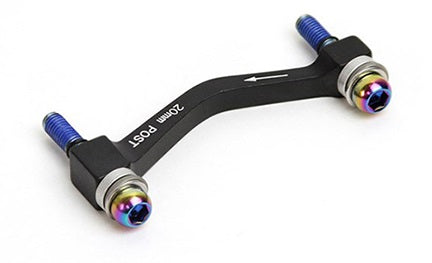 SRAM | Adaptador Freno Pinza Post Mount  180/160mm Negro/Arco Iris