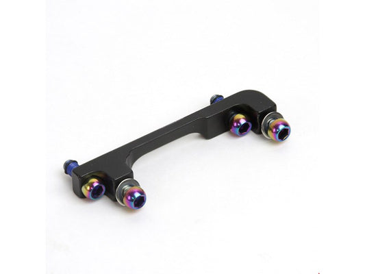 SRAM | Adaptador Freno Pinza Post Mount 200/180 mm Negro/Arco Iris