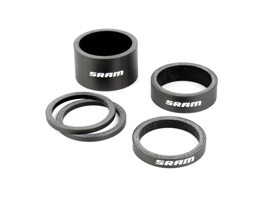 SRAM | Separadores de Dirección Carbono Logo Blanco