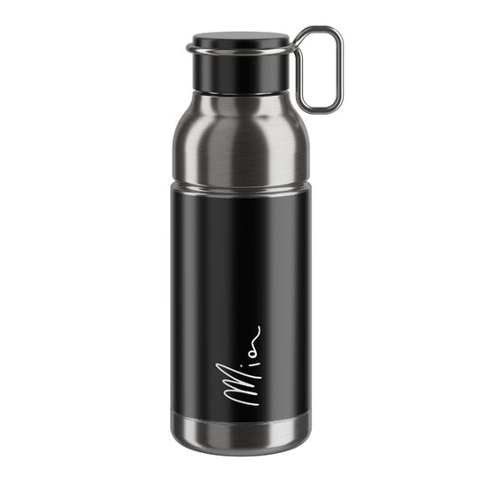 ELITE | Bidón Mia Negro/Plata 650ml