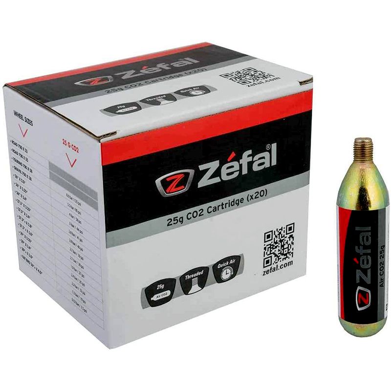 ZEFAL | Cartucho de CO2 25grs (20 uds)