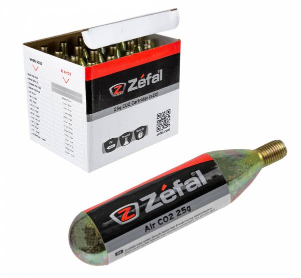 ZEFAL | Cartucho de CO2 25grs (20 uds)