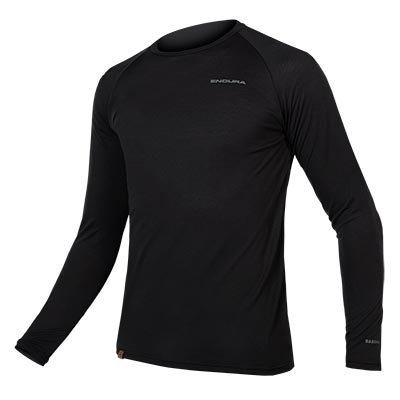 ENDURA | Camiseta Interior Manga Larga BaaBaa negro