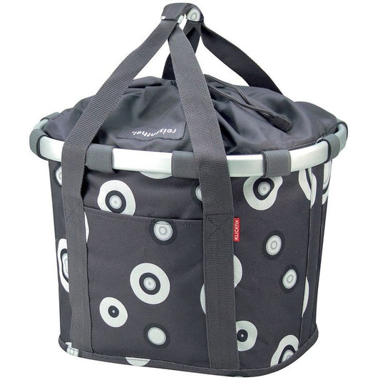 KLICKFIX | Bolsa Delantera Reisenthel Antracita/Circulos