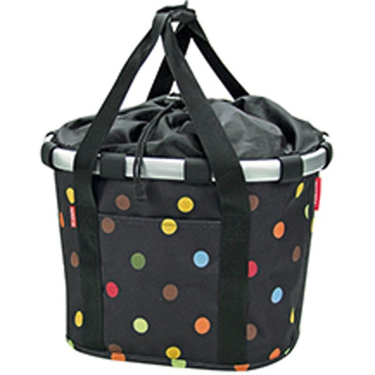 KLICKFIX | Bolsa Delantera Reisenthel Negro/Puntitos