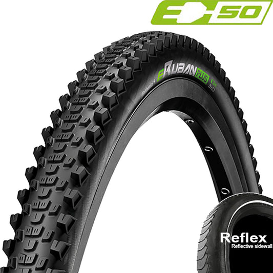 CONTINENTAL | Cubierta de Mtb eRUBAN PLUS 26x2.30 aro rígido reflectante
