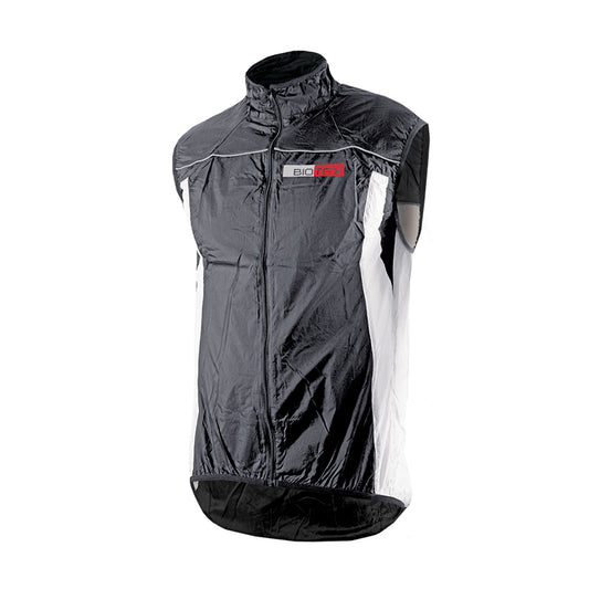 BIOTEX | Chaleco Cortavientos Impermeable -negro