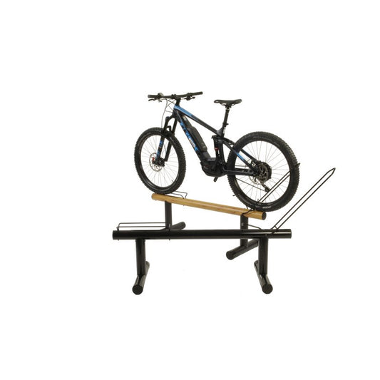 BICISUPPORT | Expositor Bici Horizontal Negro Brillo
