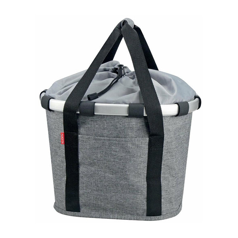 KLICKFIX | Bolsa Delantera Twist Plata 15L