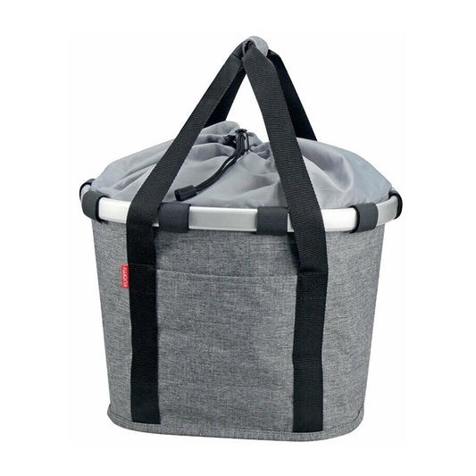 KLICKFIX | Bolsa Delantera Twist Plata 15L
