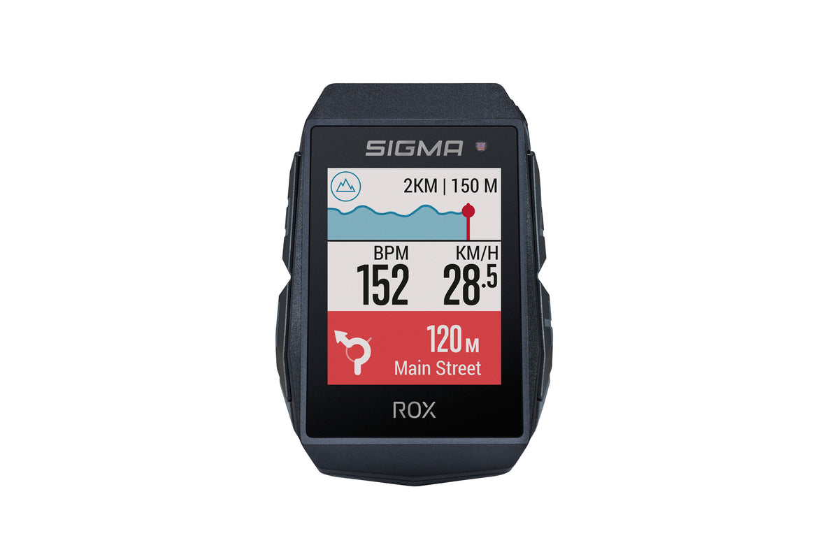 SIGMA | Set HR Ciclocomputador ROX 11.1 EVO Negro
