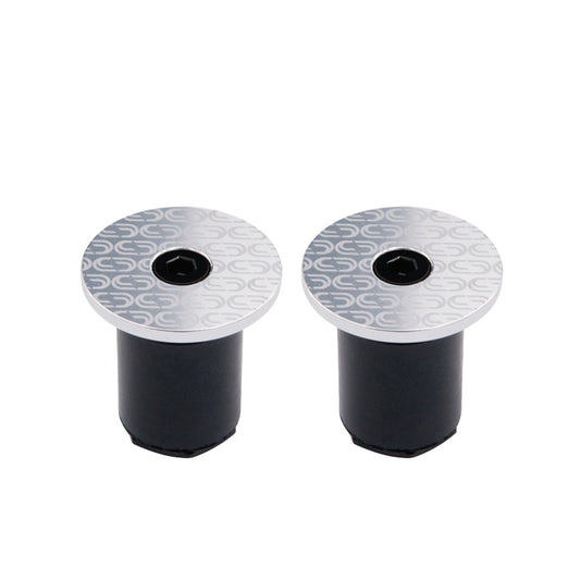 DEDA | Tapones de Manillar -plata