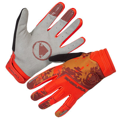 ENDURA | Guantes Largos Cortavientos SingleTrack (Rojo)