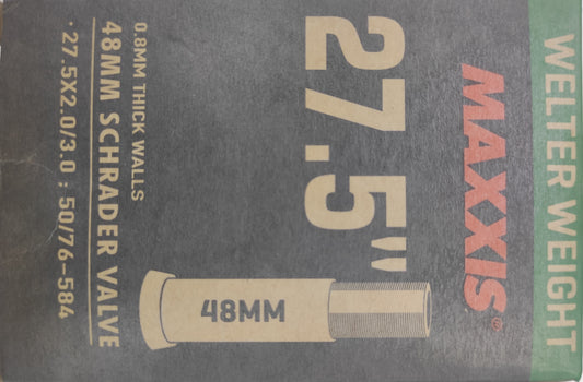 MAXXIS | Cámara Welter Weight 27.5x2.0-3.0 Válvula Schrader 48mm